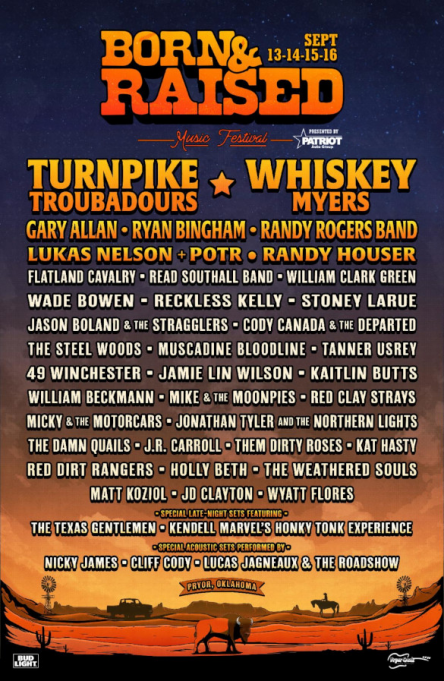 Born & Raised Festival: Turnpike Troubadours, Randy Rogers Band & Randy Houser - Saturday at Randy Houser Tickets